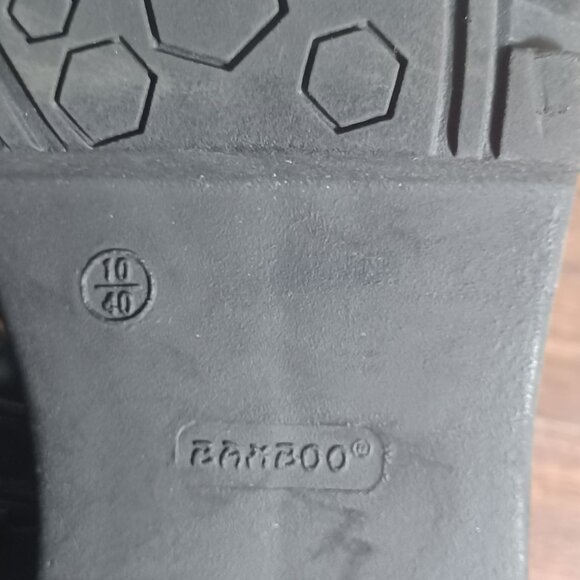 Womens Y2K Combat Boots Size 10 Black Chunky Goth Grunge EDM Platform 90s - Picture 7 of 7